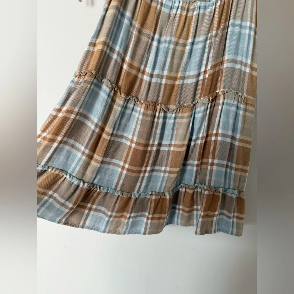 Show Me Your Mumu Maryellen Tiered Mini Dress in Georgetown Plaid - Picture 12 of 16